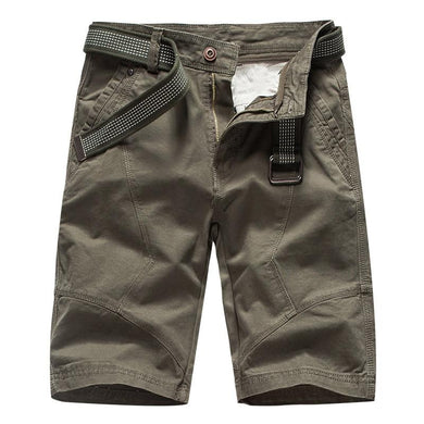 Summer Mens Cargo Shorts Brand Green Army Military Tactical
