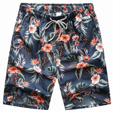 New Seobean Floral Mens Board Shorts Men Beach Swimsuit Shor